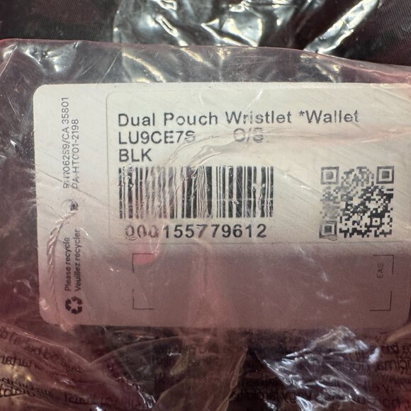 BNWT Lululemon Dual Pouch Wristlet Wallet - Picture 7 of 8